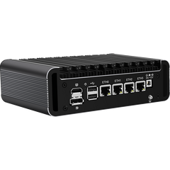 J6412/J6413 SOFT ROUTER I226/2.5G NIC DUAL MEMORY SLOT MINI-HOST /IKUAI/NAS/PVE/ESXI ENERGY-SAVING COMPUTER FANLESS MINIPC