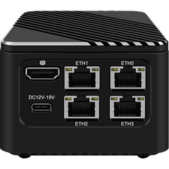 M1 12th Gen Alder Lake i3 N305 N100 4xIntel 2.5G LAN Firewall Computer Super Mini Soft Router Type-C Proxmox pfSense ESXi