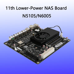 N5105/N6005 NAS DEMON BOARD / SIX SATA3.0/ DUAL M.2/DUAL MEMORY /ITX/ FOUR I226-V NICS