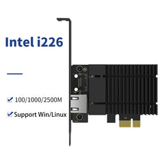 【Not Sold Separately】SINGLE 2.5G DUAL 2.5G NETWORD CARD FOR DESKTOP COMPUTER OR SERVER PCIE SLOT SUPPORT WINDOWS AND LINUX