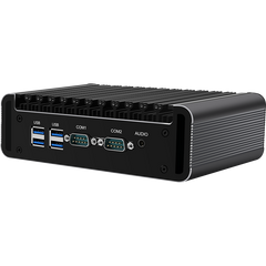 Fanless Industrial PC, Mini Computer, Intel Celeron N5105/PentiumN6005, Windows 11 or Linux Ubuntu,, VGA, HDMI, 2 xLAN, 2 x COM RS232/RS485, 2 x USB2.0, 4 x USB3.0