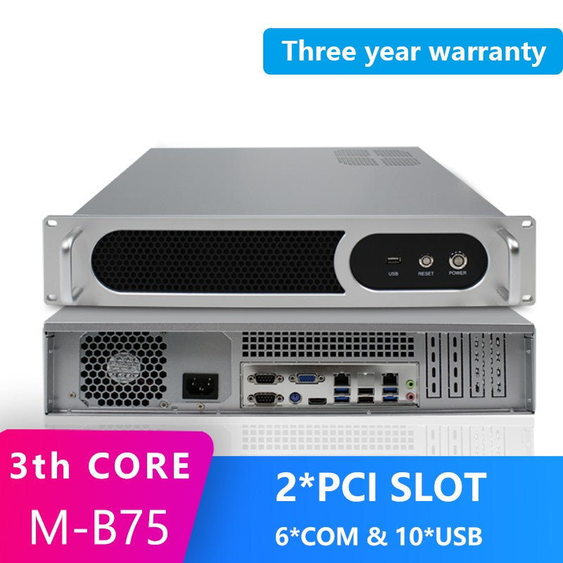 2U B75 SUPPORT 2/3TH CORE CPU INDUSTRAIL PC INDUSTRAIL CONTROL MACHINE VISION PC