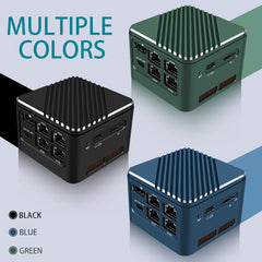 M1 12th Gen Alder Lake i3 N305 N100 4xIntel 2.5G LAN Firewall Computer Super Mini Soft Router Type-C Proxmox pfSense ESXi