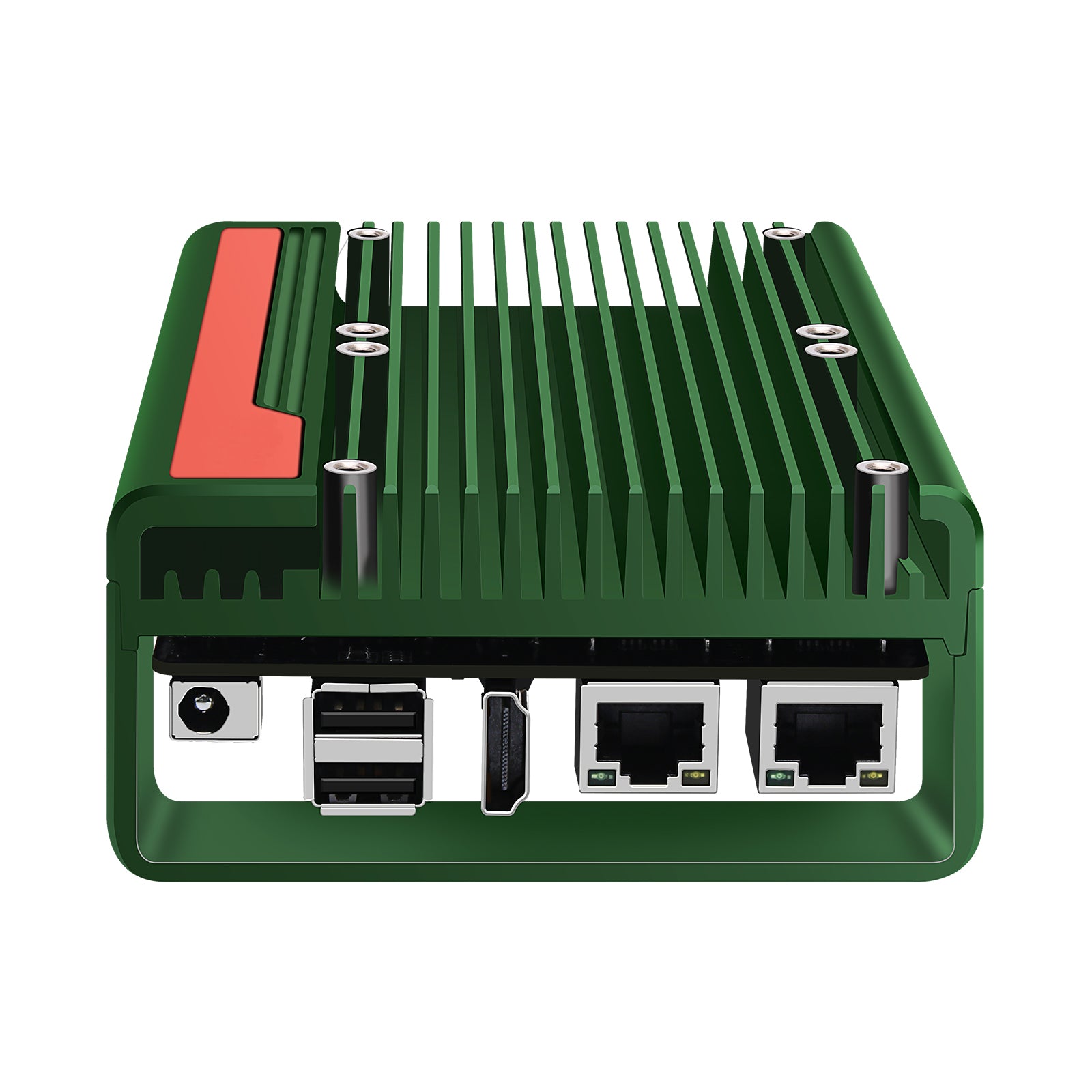 Micro Firewall Computer Dual i226-V 2.5GbE Ports for DIY/3D Printing/Network Security, Fanless Mini PC DDR5 RAM M.2 NVMe, Expandable PCI-e x8(PCle3.0 x4), Quadruple Display