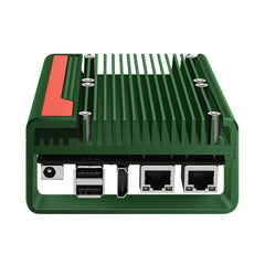 Micro Firewall Computer Dual i226-V 2.5GbE Ports for DIY/3D Printing/Network Security, Fanless Mini PC DDR5 RAM M.2 NVMe, Expandable PCI-e x8(PCle3.0 x4), Quadruple Display