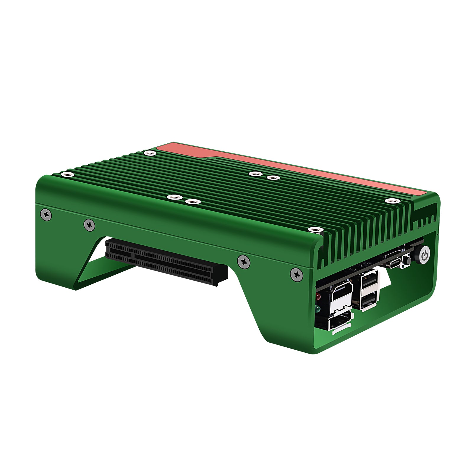 Micro Firewall Computer Dual i226-V 2.5GbE Ports for DIY/3D Printing/Network Security, Fanless Mini PC DDR5 RAM M.2 NVMe, Expandable PCI-e x8(PCle3.0 x4), Quadruple Display