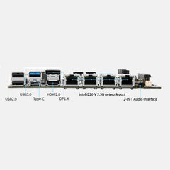 6-Bay NAS Mini-ITX Motherboard with Core i3 i5 i7 11th Gen. Processor, 4 i226-v 2.5GbE Ports, 2* DDR4, 2* M.2 NVMe PCIe 3.0x4, 2* SATA3.0, 1* SFF-8643(4* SATA3.0 6Gb/s), Triple 4K Display